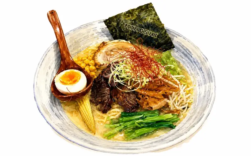 Mihoshi spicy ramen