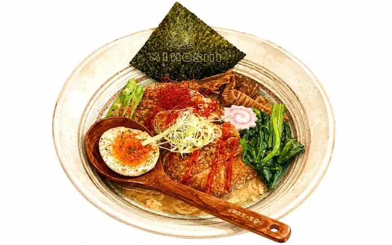 Spicy tori ramen