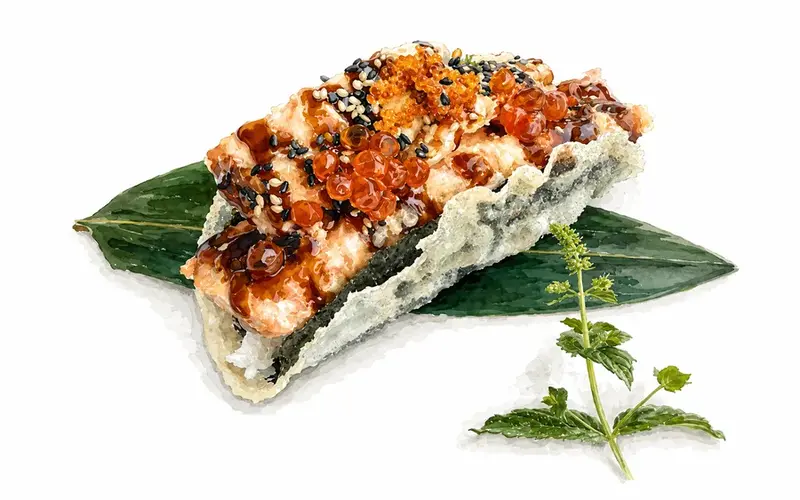 Tacos crunchy sake